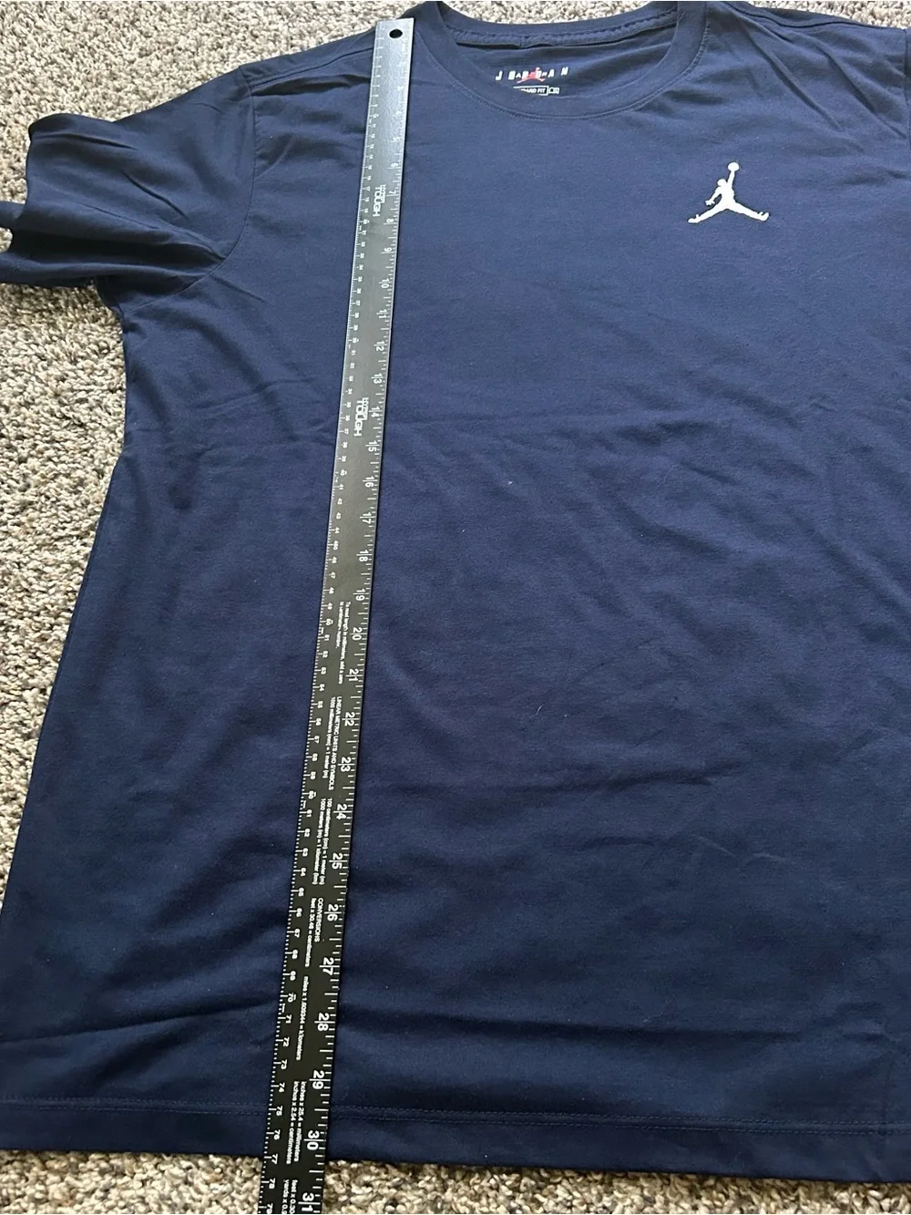 Nike Jordan Men's Navy Blue T-Shirt Size Extra Large Jumpman Logo DC7485-410